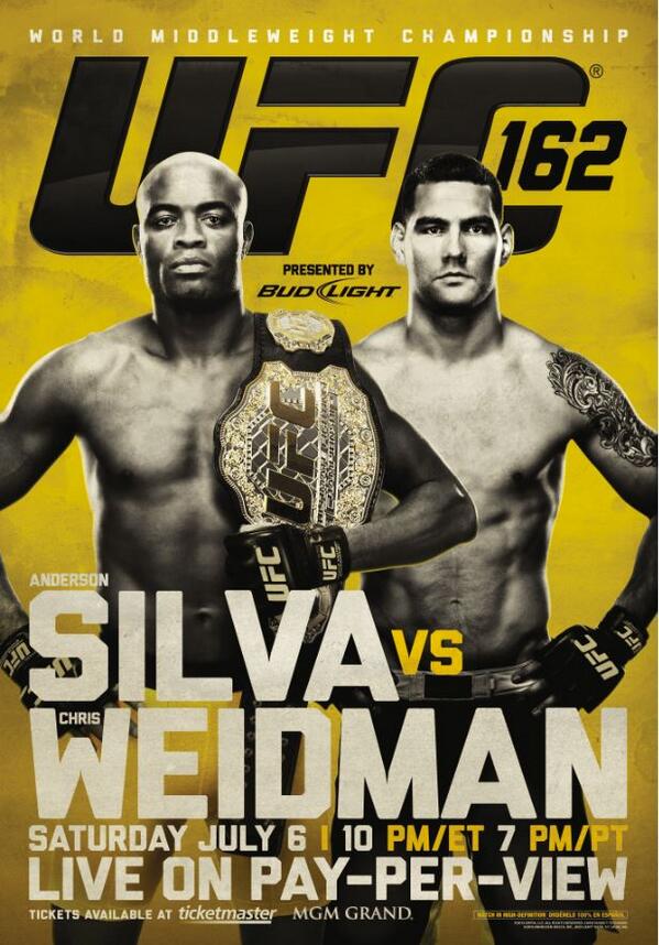 UFC 162: Silva vs Weidman