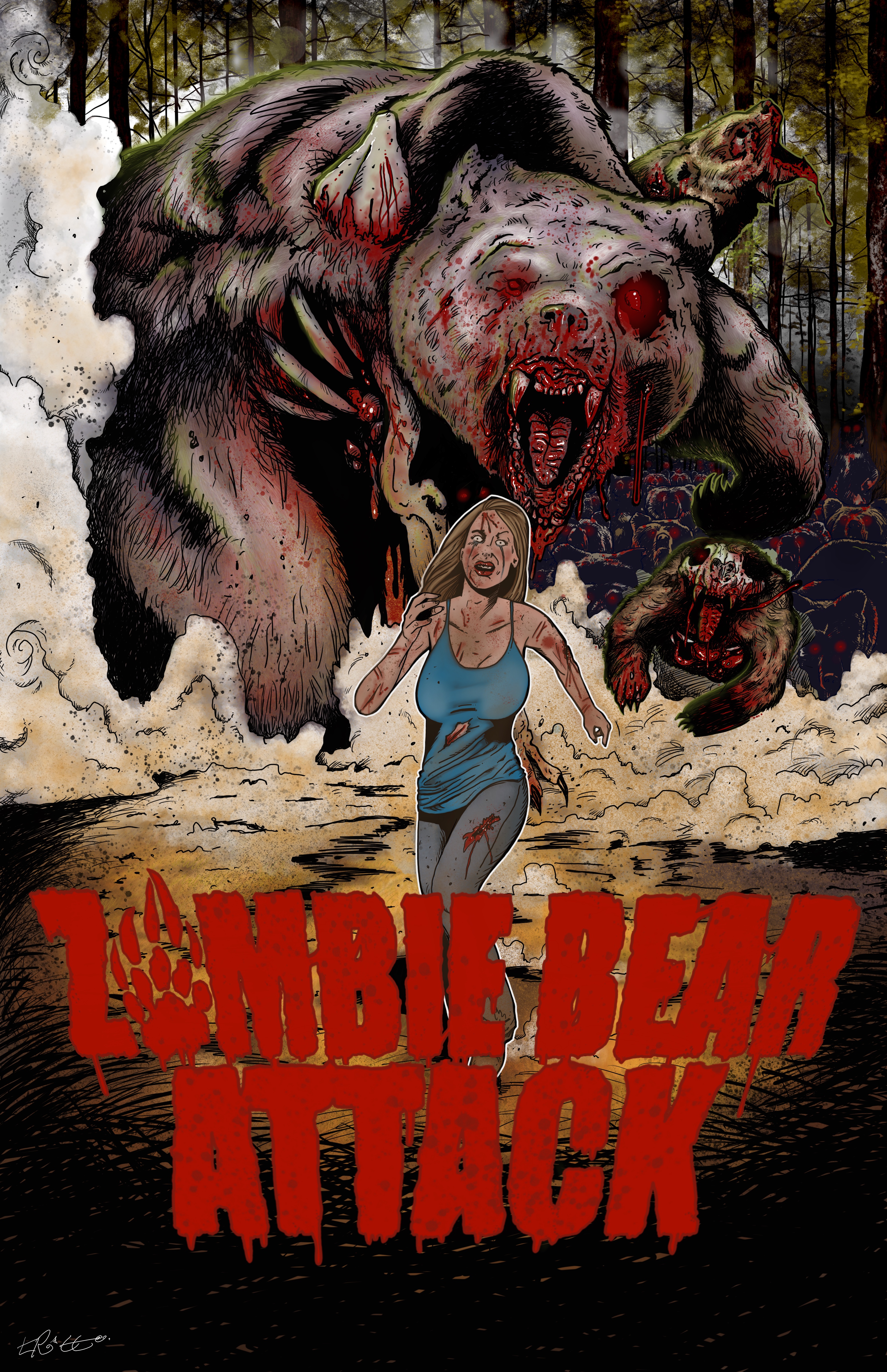 Zombie Bear Attack