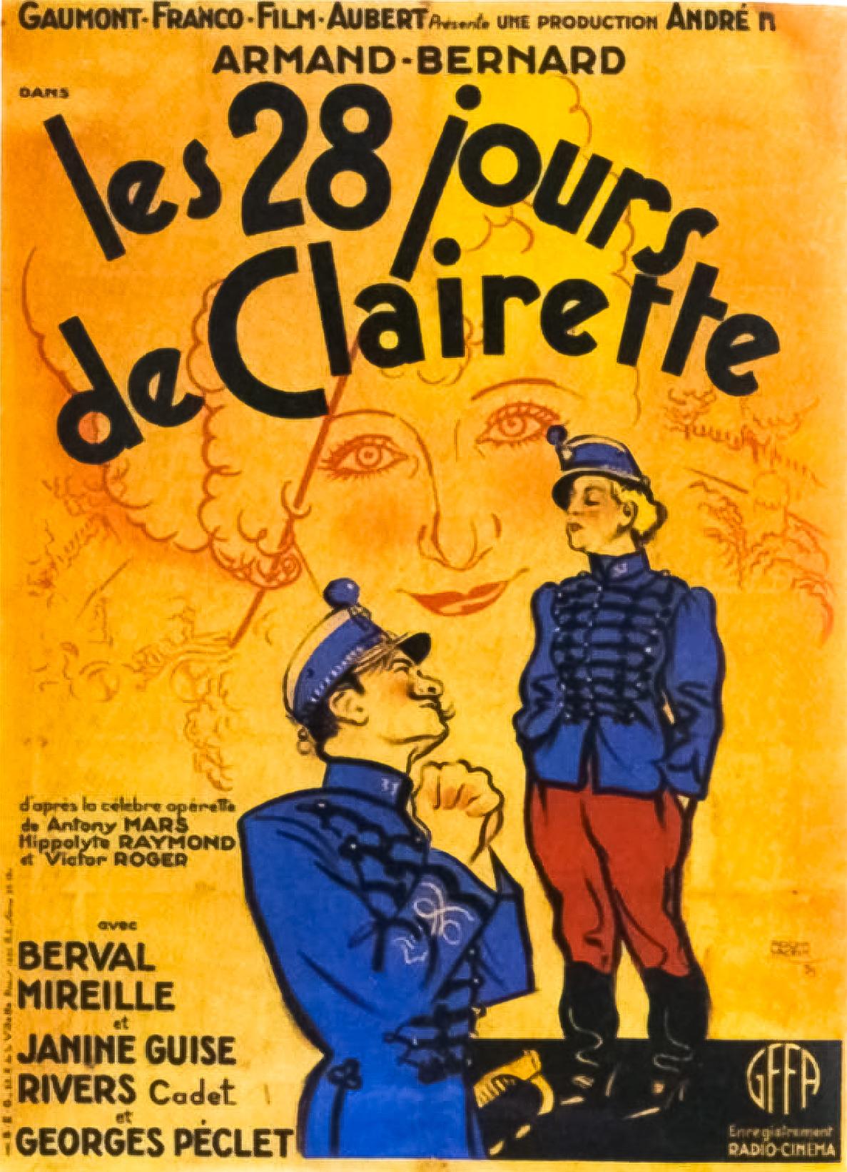 Les vingt-huit jours de Clairette