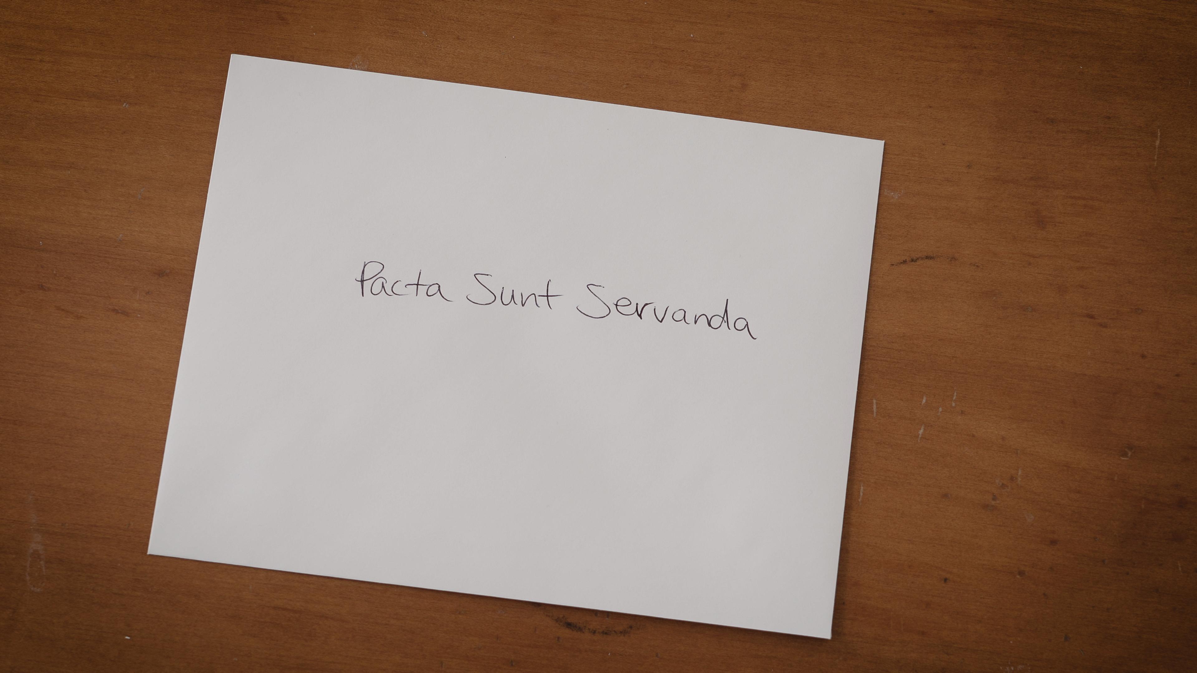 Pacta Sunt Servanda