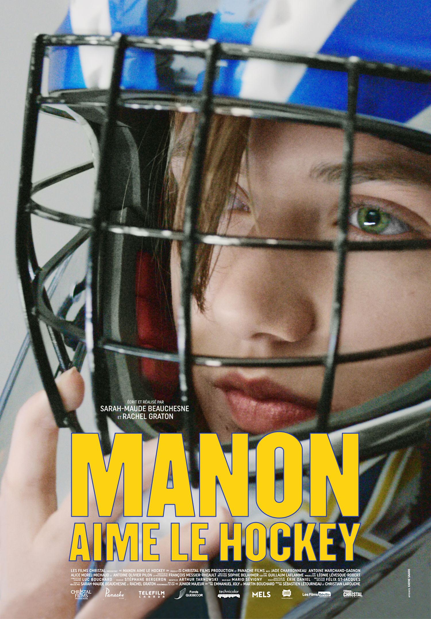 Manon aime le hockey