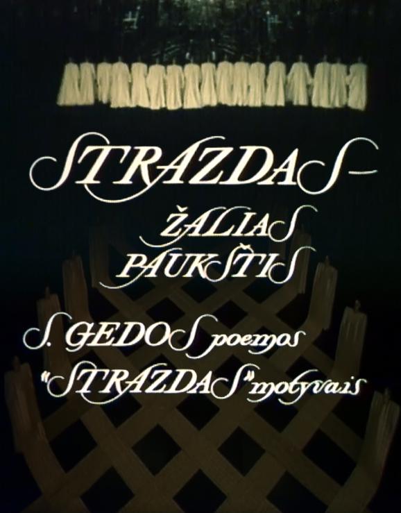 Strazdas - zalias paukstis