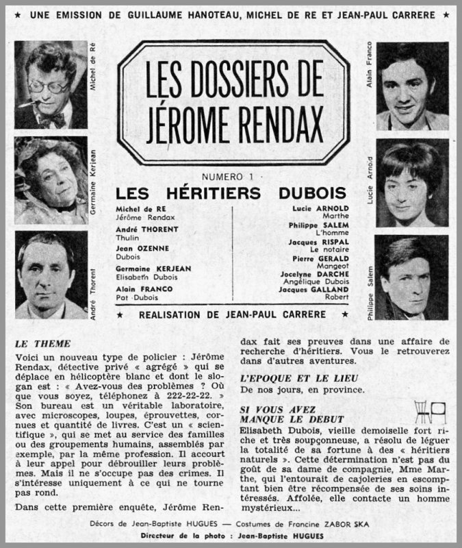 Les dossiers de Jérôme Randax
