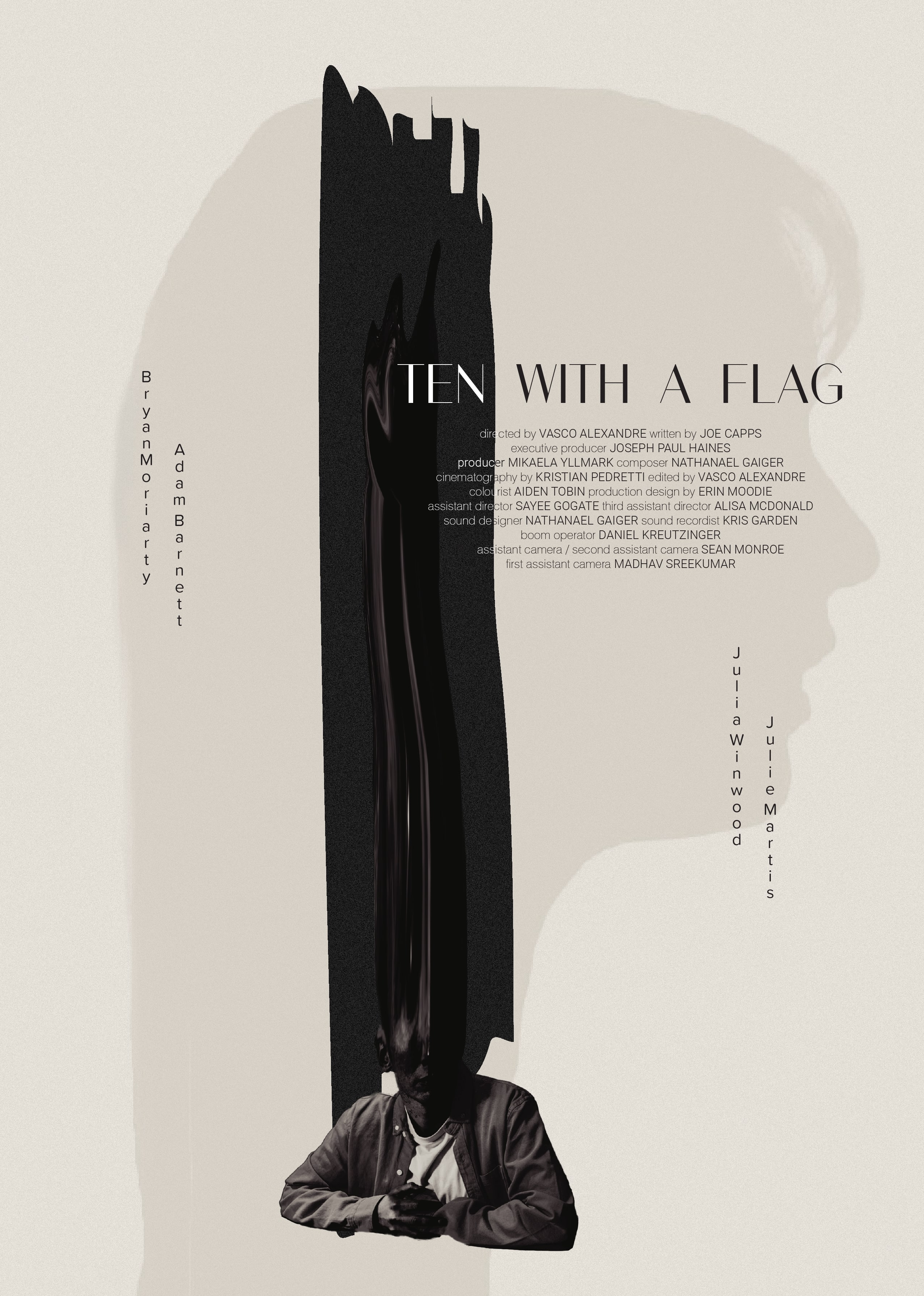 Ten with a Flag