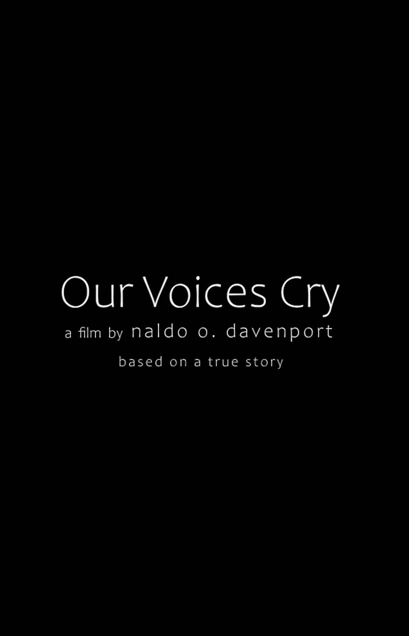 Our Voices Cry