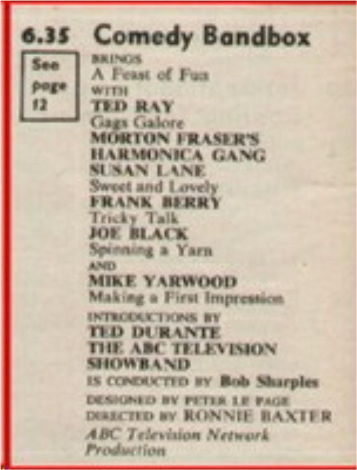 Comedy Bandbox